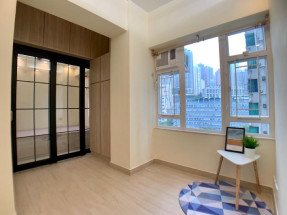 一房一廳，有基本傢私電器，有窗環境舒適，歡迎約睇