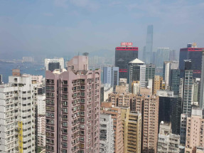 High floor, open city view, quiet location