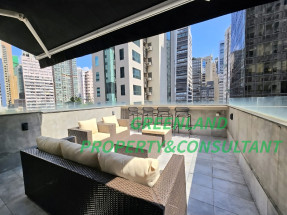 Modern design studio with roof terrace