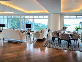 A spacious 4-bedroom apartment overlooking a full sea view