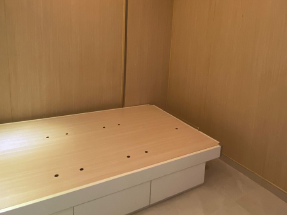  雅裝 ,現時已有床架+床褥，及部分家電，24小時CCTV管理員